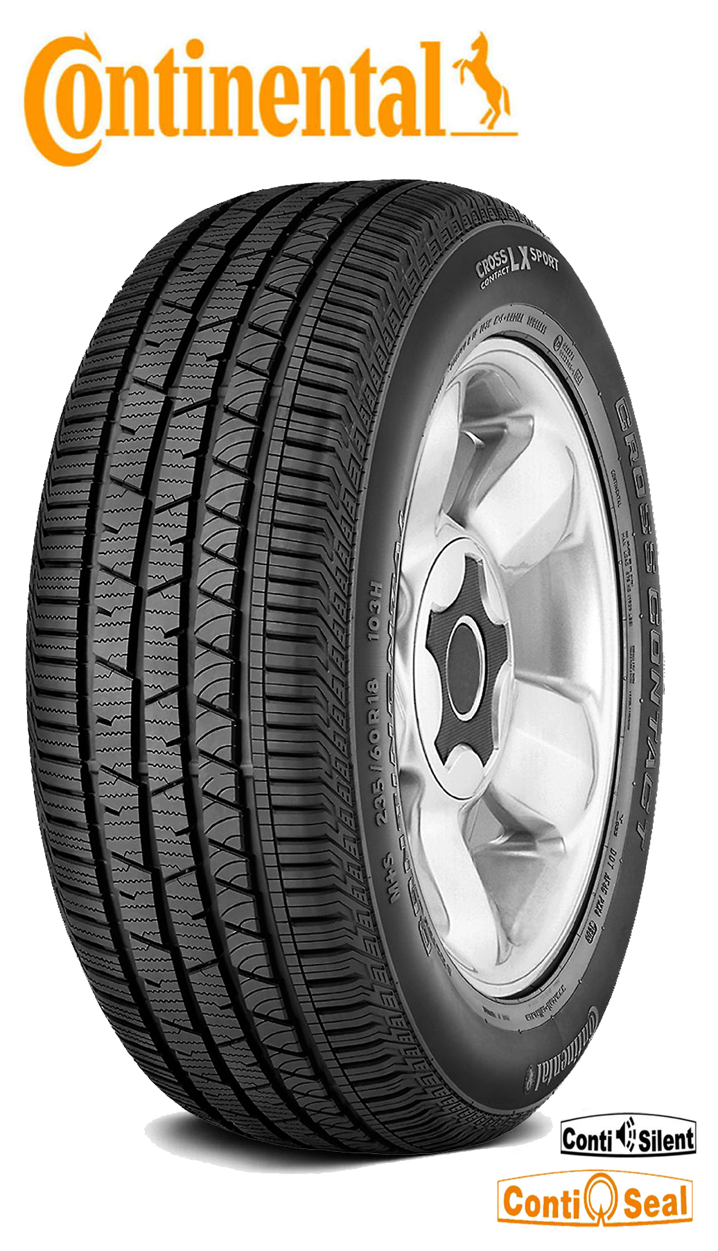 265/40R22 106Y XL FR CrossContact LX Sport ContiSeal J LR ContiSilent
